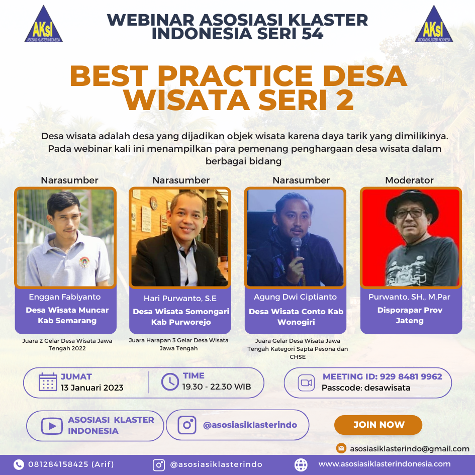 Webinar Asosiasi Klaster Indonesia Seri 54